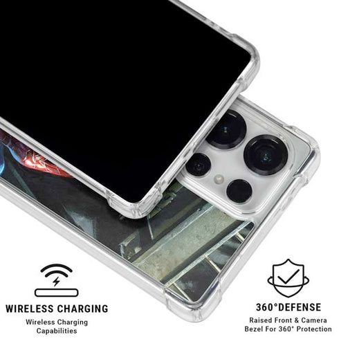Marvel Spiderman New Suit Spiderman Galaxy S25 Ultra Clear Case